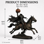 Midnight Chase Headless Horseman LED Statue thumbnail 16