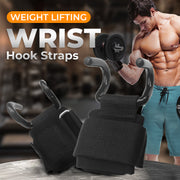 Heavy Duty Weight Lifting Wrist Hook Straps thumbnail 1