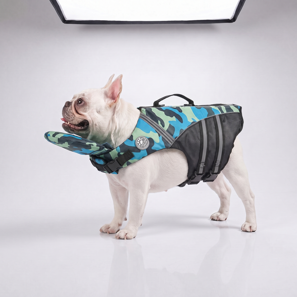 Floaty - Dog life jacket with Chinlift™ head rest