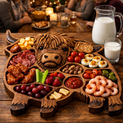 Highland Cow Wooden Charcuterie Board thumbnail 2