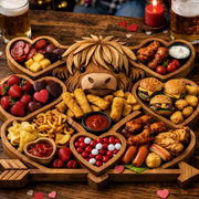 Highland Cow Wooden Charcuterie Board thumbnail 4