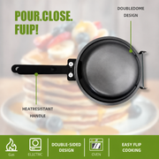 Flip Jack Double-Sided Pancake Frying Pan thumbnail 8