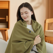 Portable Soft Zipper Electric Heated Blanket Shawl thumbnail 3