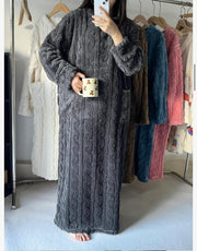 Winter Coral Velvet Home Clothes thumbnail 6