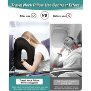 Portable Inflatable Ergonomic Travel Pillow thumbnail 6