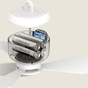 Rechargeable ceiling fan with LED light! 🌬️✨ thumbnail 8