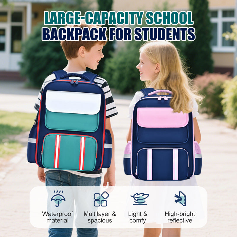 Large-Capacity School Backpack For Students