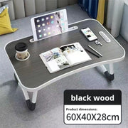 Foldable Laptop Bed Table with Cup Holder thumbnail 11