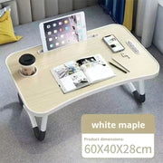 Foldable Laptop Bed Table with Cup Holder thumbnail 12