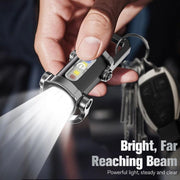 Rechargeable Keychain Flashlight – Ultra-Bright Mini Light for Everyday Carry ✨ thumbnail 2