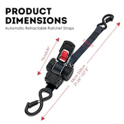 Automatic Retractable Ratchet Tie-Down Strap thumbnail 9