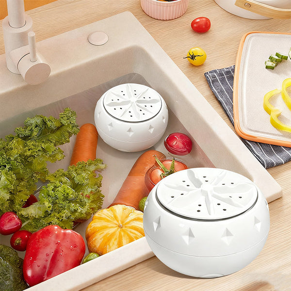 Effortless Vortex Fruit & Vegetable Washer – Removes Pesticides, BPA-Free & Easy-Clean Design 💧