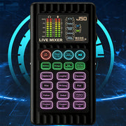 ✨🎤 Portable Handheld Live Sound Card (Voice Changer): Multifunctional Effects + Noise Cancellation – Stream from Anywhere! thumbnail 1