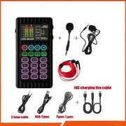 ✨🎤 Portable Handheld Live Sound Card (Voice Changer): Multifunctional Effects + Noise Cancellation – Stream from Anywhere! thumbnail 8