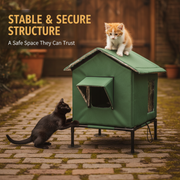 All-Weather Elevated Outdoor Cat House thumbnail 3