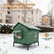 All-Weather Elevated Outdoor Cat House thumbnail 2
