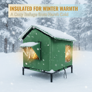 All-Weather Elevated Outdoor Cat House thumbnail 4
