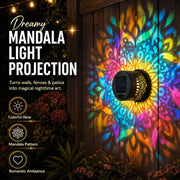 Solar Mandala Light – Stunning Pattern Projection, 2-in-1 Floor & Wall Design thumbnail 5