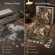 Creative Steampunk Guitar 3D Puzzle thumbnail 4