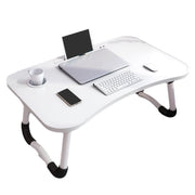 Foldable Laptop Bed Table with Cup Holder thumbnail 2