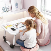 Foldable Laptop Bed Table with Cup Holder thumbnail 9