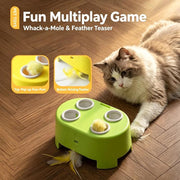 Interactive Whack-a-Mole Cat Toy – 3 Play Modes thumbnail 2