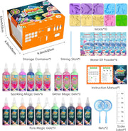 Timetome DIY Squishy Maker Kit for Kids Ages 3+ | Magic Water Elf Gel Toy Set with 20 Gels & 10 Molds, Glitter Glow Sensory Craft Activity for Creative Play thumbnail 6