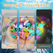 Timetome DIY Squishy Maker Kit for Kids Ages 3+ | Magic Water Elf Gel Toy Set with 20 Gels & 10 Molds, Glitter Glow Sensory Craft Activity for Creative Play thumbnail 8