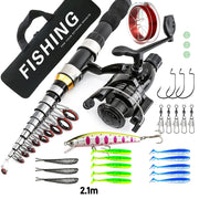 Complete Travel Fishing Gear Set & Carrying Bag thumbnail 9