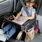 Kids Travel Tray for Car: Multi-Purpose, Mesh Pockets, Sponge Padding, Portable thumbnail 4