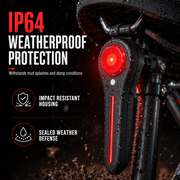 Rechargeable Bicycle Brake Taillight thumbnail 6