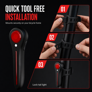 Rechargeable Bicycle Brake Taillight thumbnail 8