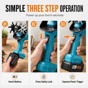 Cordless Handheld Mini Tiller Cultivator thumbnail 8