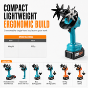 Cordless Handheld Mini Tiller Cultivator thumbnail 7