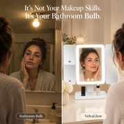 VelvaGlow™ Trifold LED Makeup Mirror thumbnail 5